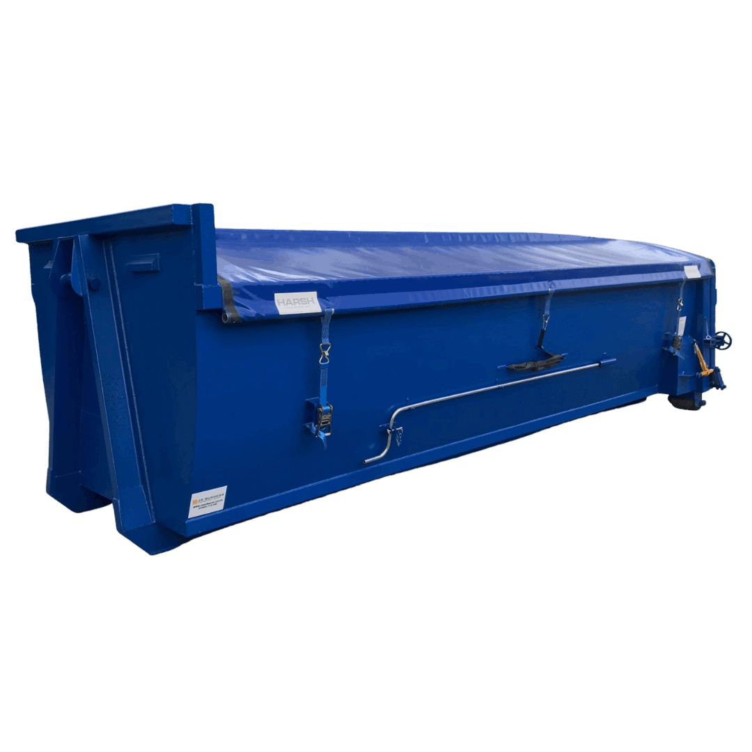 Enclosed 20 Yd RoRo Container Harsh Roll N Go II
