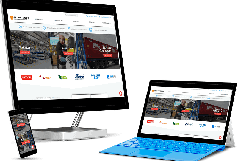 New Website Screenshots