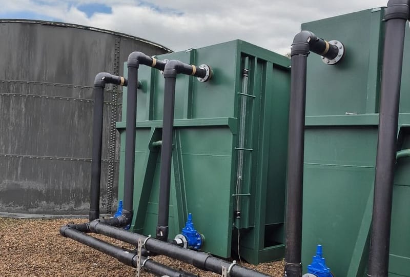 JS Burgess storm water filtration tank